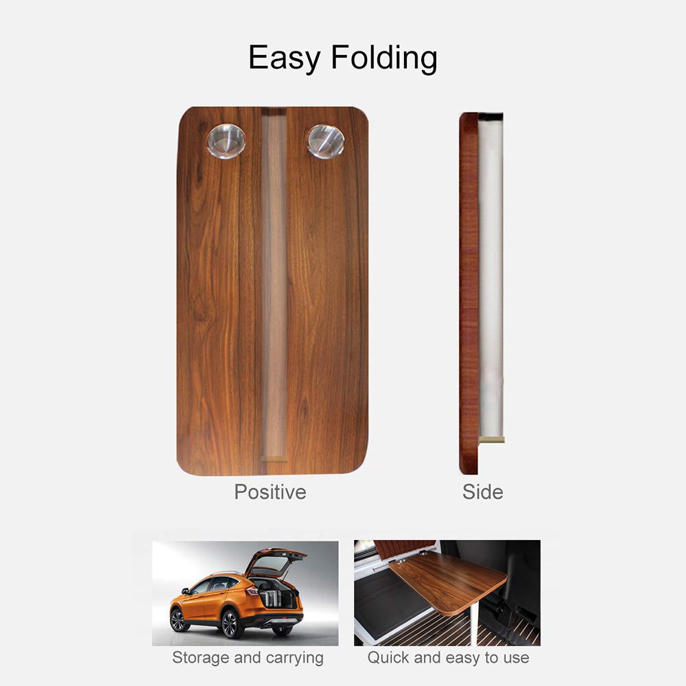 Amazon｜Rvキャンピングカ 用のダイニングテ ブル 2カップスロット付き